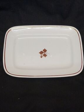 Alfred Meakin Royal Ironstone Tea Leaf Platter - ANTIQUE